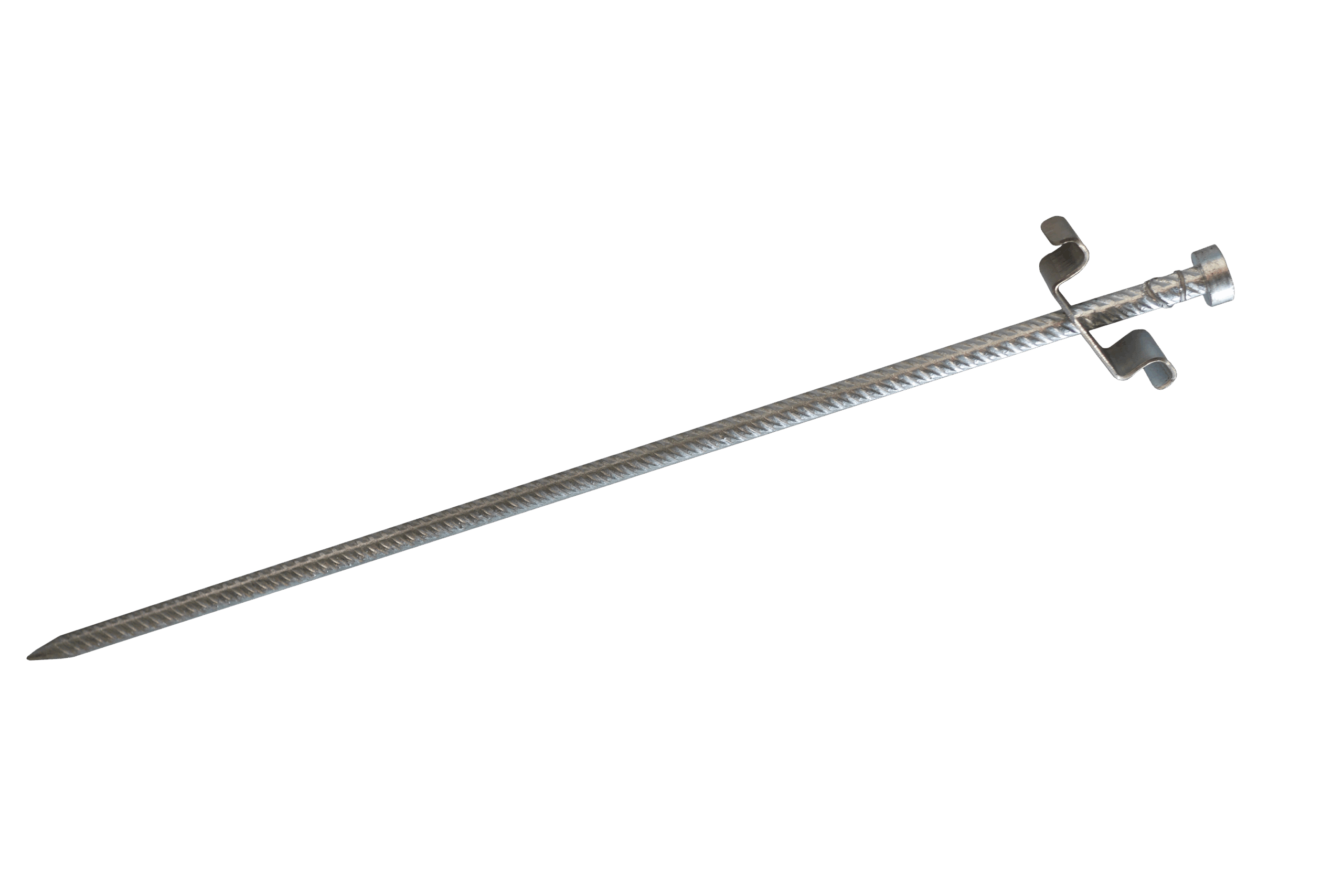 Freigestellte Darstellung eines Erdnagels